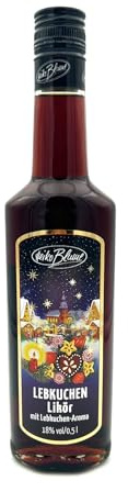 Heiko Blume Lebkuchen Likör - 500ml, 18% vol. - Winterlicher Premium Likör mit Lebkuchen-Aroma