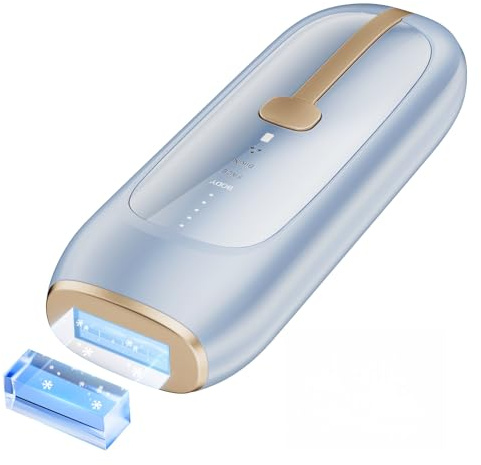 IPL Laser Hair Removal Device with Sapphire Ice Cooling Function, Painless Hair Removal, Salon-Quality Results, Home Laser Hair Removal Device For Men and Women, Face, Bikini Line, Body, Legs, Armpits