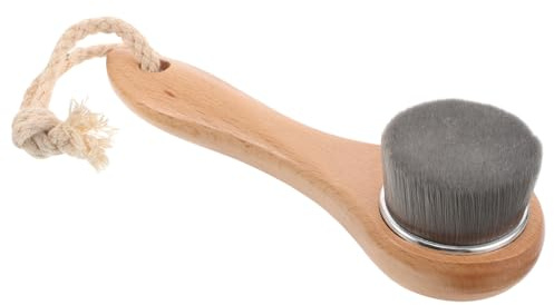 Gatuida Brosse Nettoyante Visage à Manche avec Poils Doux Outil Exfoliant et Massant pour Nettoyage Profondeur