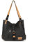 KONO Henkeltaschen Canvas Rucksack Damen Groß Handtaschen Anti Diebstahl Taschen Shopper Schultertaschen Multifunktional Umhängentaschen für Alltag Büro Schule Ausflug Einkauf