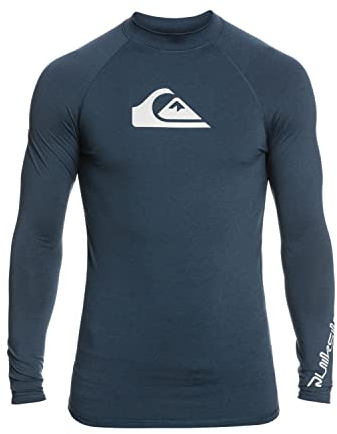 Quiksilver All Time - Lycra de manga larga UPF 50 para Hombre
