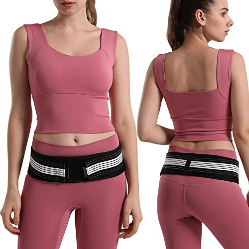 DZOZO Sacroiliac SI Joint Hip Belt Posture Sacroiliac Support Belt for Men Women Pelvic and Lower Back Support Brace Pain Relief Brace Lower Back Support Hip Sciatica Pelvis Lumbar Nerve Relief Device