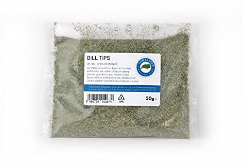 Entirely Ingredients Chopped Dried Dill 50g - Selected for the Premium Quality - Premium Food Grade