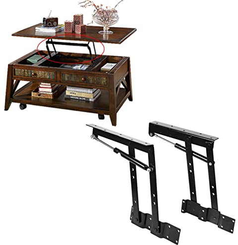 Bisagras Elevables Y Ascendentes Para Muebles De Gabinete, 2 Herrajes Plegables Para Mesa De Centro, Herrajes Prácticos Para Mecanismo De Elevación, Muebles Con Marco De Elevación Superior, Bisagras H