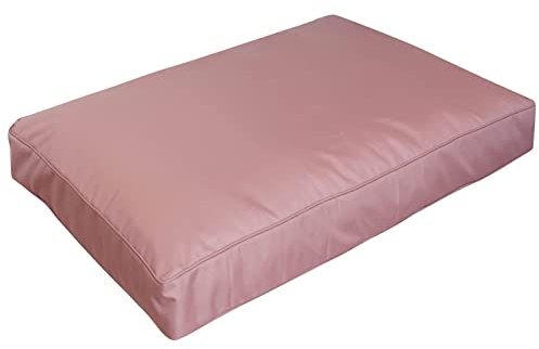 Herlag Palettenkissen Valeria Sitzkissen 120x80x20cm | Loungekissen Waschbarer Bezug | Palettenauflage Öko Tex 100 Zertifiziert | Kissen für Palettengestelle mit Mehrkammer-System | Rosa