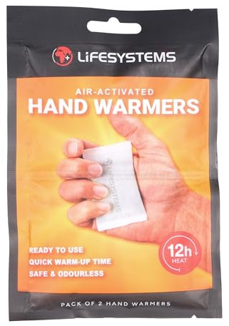 Luftaktivierte Handwärmer von Lifesystems, bis zu 12 Stunden Wärme | Packung mit 20 Paaren