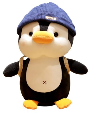 Peluche de Pingüino para Niñas - Juguete de Peluche de 25cm para Niños y Niñas - Regalo de Cumpleaños o Navidad
