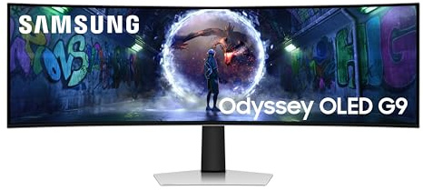 Samsung LS49DG934SUXXU Odyssey OLED 49 Gaming Monitor - Glare Free, 5120x1440, Speakers, HDMI 2.1, USBC, 0.03ms, 240Hz