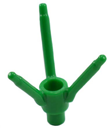 LEGO Parts and Pieces: Flower Plant Stem with Bottom Pin (50 Pcs)