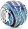 PANDORA Charm Blaue Wirbel Silber Emaille blau 797012ENMX