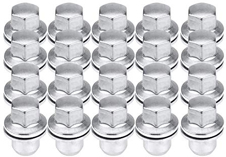 Hjulmuttrar, 20 st rostfritt stål bilmutter för Discovery 3 4 5 Range Rover Sport LR068126 RRD500290 RRD500590 RRD500510
