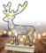 LED-Rentier mit 20 LEDs und Standfuß, Weihnachten, Beleuchtung, Ambiente, Winter, Advent, Festtage