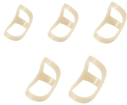 WANTUSHUI 5 stecche per dita piccole, per l'immobilizzazione, per osteoartrite, bendaggi, binari e imbracature per il supporto delle dita, ortesi, Buddy Loops dita, artrosi (Small)