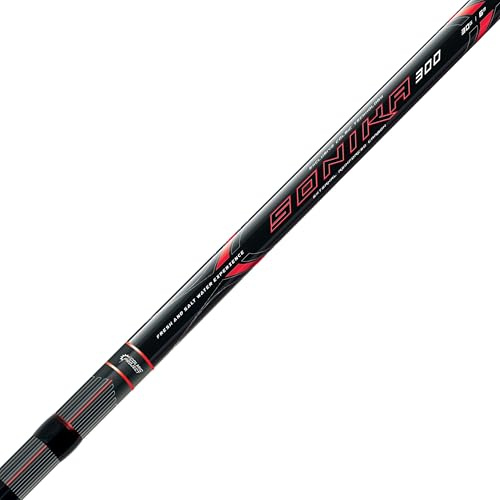 Colmic – Sonika 300 – Canna da Pesca Bolognese in Carbonio XT (4,00m–7,00m) – Azione 30g, Anelli KL, Trasporto Compatto, Alta Qualità – Prodotto Ufficiale Colmic