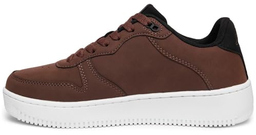 Kappa - Sneakers Bassa, Uomo Donna, Marrone, Poliuretano, Fitness. Logo Maserta 4, Taglia: 46