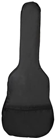 Gitarrväska fodral gitarr bärväska handhållen dragkedja vattentät folkspel skydd för elbas svart 100 cm bärbar väska