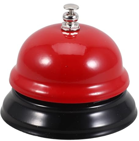Artibetter Campanello a Mano per Servizio Ristorante e Reception in Metallo Campanello da Tavolo per Chiamata e Gioco per Bar, Caffè e Ufficio con Risposta Istantanea