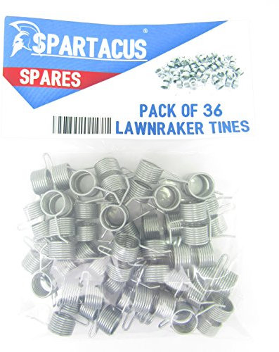 Spartacus 36 x Replacement Lawn Raker Scarifier Tines Tynes For Qualcast Electric 35 Cassette