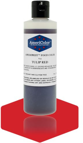 AmeriColor Tulip Red AmeriMist Airbrush Food Color, 9 oz