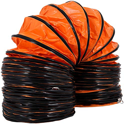VEVOR Tuyau de Ventilation 5 m, Conduit Flexible en PVC, Tuyau d'Évacuation Flexible pour Ventilateur d'un Diamètre de 305 mm, Gaine Flexible Pliable pour Extracteur d'Air Échappement Usine