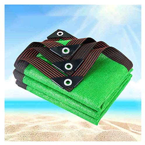 ZHANGQINGXIU Shading Net,Shade Sail Shade Cloth Shade Net Insulation Sun Protection Anti-UV for Patio Swimming Pool Car Balcony Truck, 47 Sizes (Color : Green, Size : 4x6m)