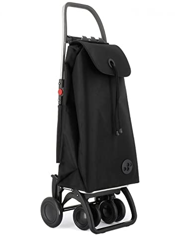 Klappbarer Einkaufstrolley Rolser I-Max MF 4 Räder (2 drehbare) - Schwarz