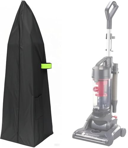 Chuanke Upright Vacuum Cleaner Storage Bag 420D PVC Dustproof and Waterproof Cleaner Protective Black Cover