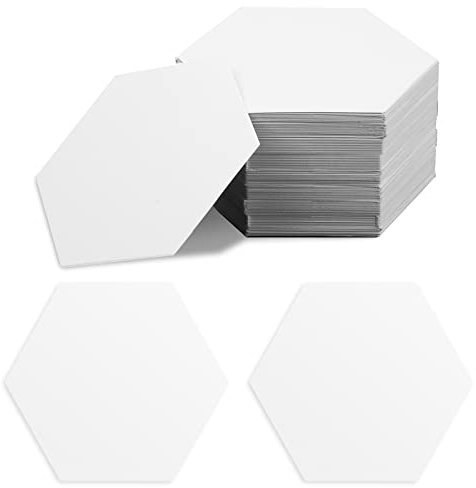 200 Pezzi Modelli di Carta Esagonali, 2,54cm per Paper Piecing English Forme Ricomporre la Quilting Forniture Giunzioni Patchwork