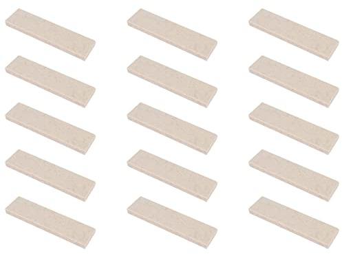 Lobamop 15 piezas de entrenamiento de freno de bicicleta pastillas de fieltro resistencia de arrastre para girar piezas para bicicletas freno pastillas