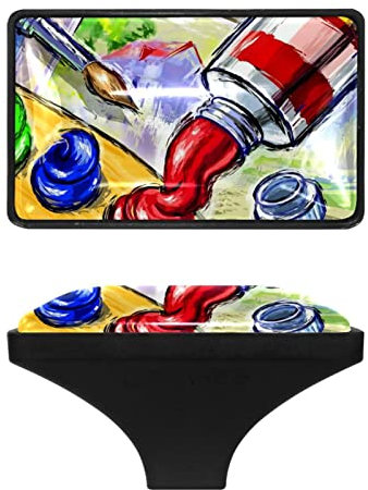 suojapuku Cabinet Handles Drawer Pulls 4 Pcs Cabinet Hardware,Paint red Blue Green Watercolor,Kitchen Cabinet Pulls Drawer Handles