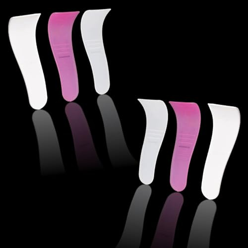 Wiederverwendbarer Schaber zur Haarentfernung, Antihaft-Haarwachs-Applikator-Spatel, Hartwachs-Sticks mit zufälliger Farbe (mehrfarbig, 6 Stück)