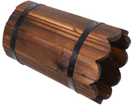 EPIGEIST Jardinière Bois Rustique Pot De Fleurs Décoratif pour Maison Et Terrasse pour Plantes Et Intérieur