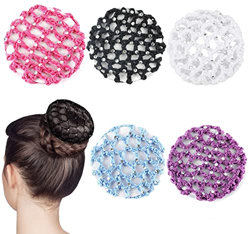 Capello Reti per i capelli, retino per chignon, 5 pezzi