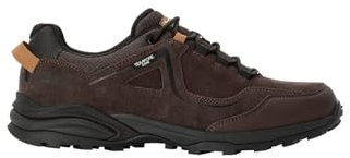 Jack Wolfskin Herren Sunset Hike Texapore Low M Wanderschuh, Dark Oak, 45 EU