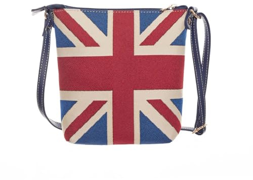 Signare Gobelin Kleine Umhängetasche für Damen (Union Jack)