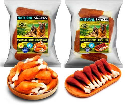 Chuches, Snacks Naturales, Premios y Golosinas para Perros, 200 g (Pack 2 Bolsas)