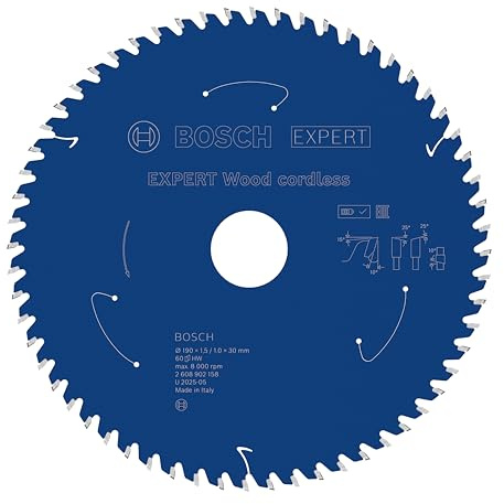 Bosch 1x EXPERT Wood Cordless cirkelsågklinga till handcirkelsågar