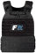 Force Fitness - Weighted Vest - Ultra-durable and Adjustable Straps - Includes Steel Weight Plates, Improves Workouts from Home or Gym (20kg, Black)