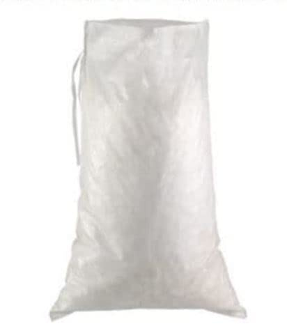 Sacchi di sabbia PP come protezione dalle inondazioni, sacchi di sabbia vuoti con nastro per riempire, utilizzati da THW Feuerwehr Bund (20, 40 x 60)