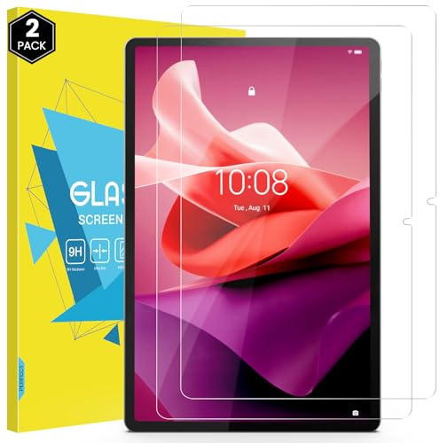 MoKo 2 Stück Displayschutzfolie für Lenovo Tab P12 12.7 Inch 2023, Kratzfest 9H Härte Ultraklar Gehärtetes Glas Folie Lenovo Tab P12 Schutzfolie, Blasenfrei Displayschutz