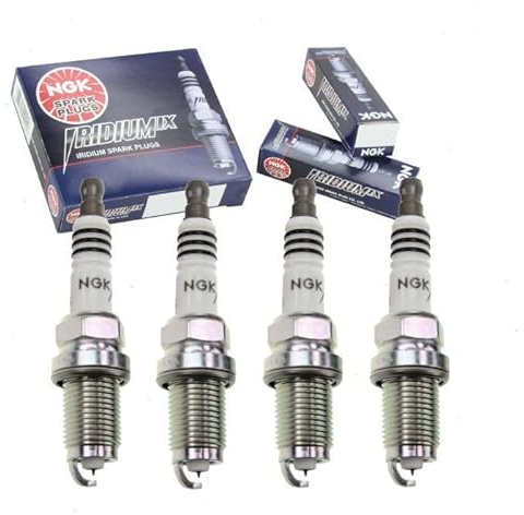 4 pc NGK Iridium IX Spark Plugs compatible with Honda Fit 1.5L L4 2007-2014