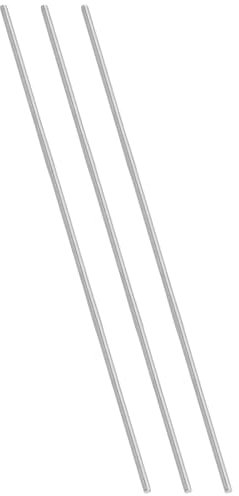 PATIKIL UNC 3/8-16 Varilla Roscada de Acero Inoxidable 304, 3pcs Espárragos de Barra de Varilla Completamente Roscados Rosca Derecha Pernos Prisioneros para Abrazaderas, 400mm Largo