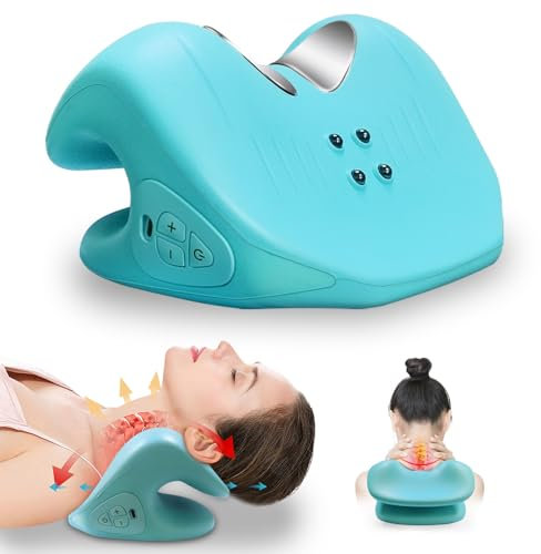 EPROICKS Nackenmassagegerät Elektrisch Kabellos, Massagegerät Nacken Tragbar mit Wärme für Nacken & Schultern - Wiederaufladbar & 8 Intensitätsstufen