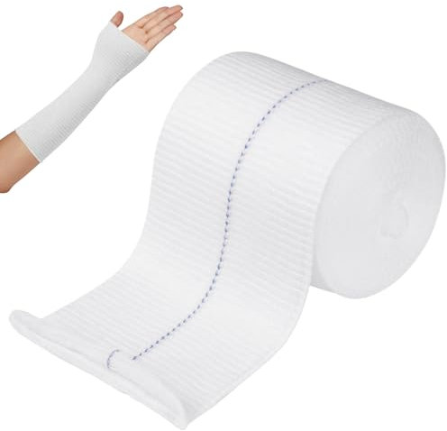 Flintronic Garza TubolareBraccio,7.5CM×5M Benda Elastica in Cotone, con Supporto per Eczema, per Braccio, Caviglia e Polso