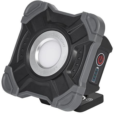 Osram Lampe de travail LED Value Battery Pocket, 10 W, blanc froid 6 500 K, 800 lm, rechargeable par USB, IP54, mobile