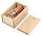 UFARID Bottiglia galleggiante USB3.0 Flash Drive Memory Stick Chiavetta USB trasparente con scatola di legno Regali aziendali per computer, audio per auto, ecc (32GB)