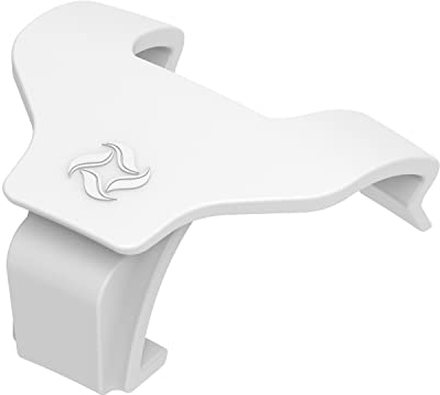 Wundermix - WunderClip® Deckelhalter Thermomix TM6, TM5 • Halterung für Mixtopf-Deckel • Befestigung am Thermomix-Griff • Halter (Weiß)