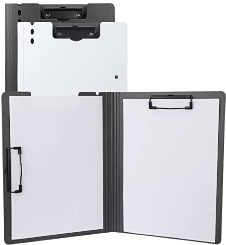 Skycase klemmbrett a4,klemmbrett a4 mit deckel,Plastic Clipboard,File Cover Folder Clipboards (Set of 2),Clipboard mit Stifthalter und Low Profile Clip,Flip Schreibblock für Business,Büro-doppelt