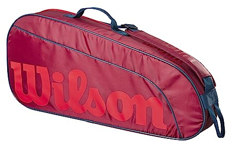 Wilson Bolsa de tenis Junior, Para hasta 3 raquetas de tenis, Para niños y jóvenes
