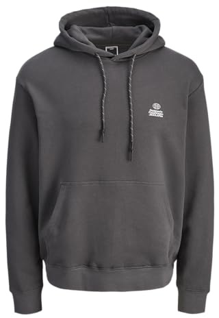 JACK & JONES Jcoflare - Sudadera con Capucha con Estampado fotográfico, Pavement, S